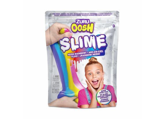 Oosh slijm 500gr asstd in afsluitbare fo - Regenboog